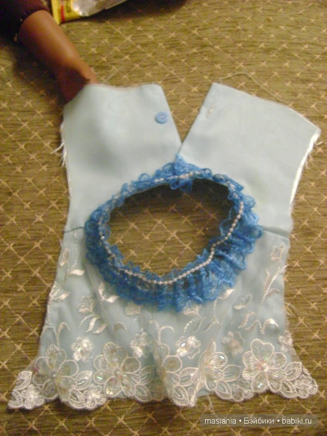 Шьем платье для куклы