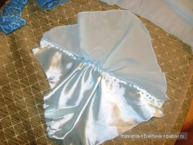 Шьем платье! ГОЛУБАЯ МЕЧТА... для куклы (фото 2)