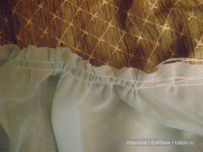 Шьем платье для куклы