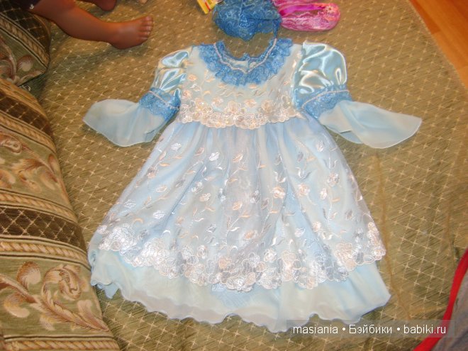 Шьем платье! ГОЛУБАЯ МЕЧТА... для куклы (фото 9)