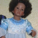 Шьем платье! ГОЛУБАЯ МЕЧТА... для куклы...