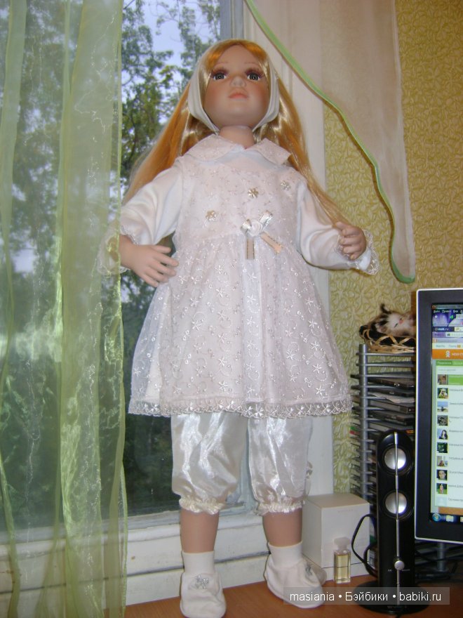 Реставрация ног у коллекционной фарфоровой куклы