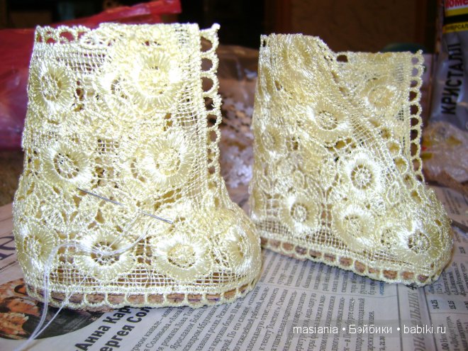 Мастер-класс - сапожки для куклы