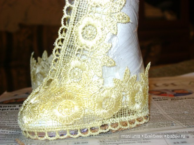 Мастер-класс - сапожки для куклы