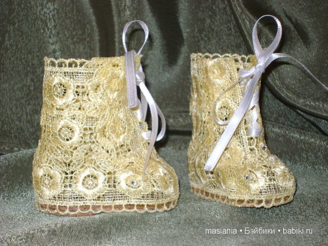Сапожки на любимые кукольные ножки. Мастер класс - сапожки для куклы (фото 7)
