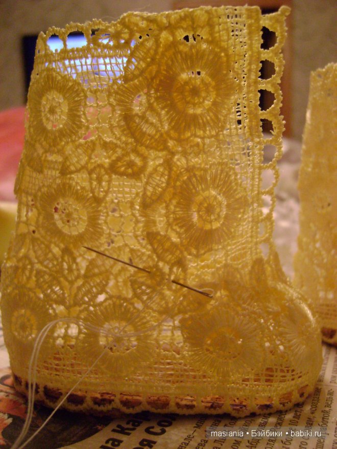 Мастер-класс - сапожки для куклы