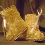 Сапожки на любимые кукольные ножки. Мастер класс - сапожки для куклы