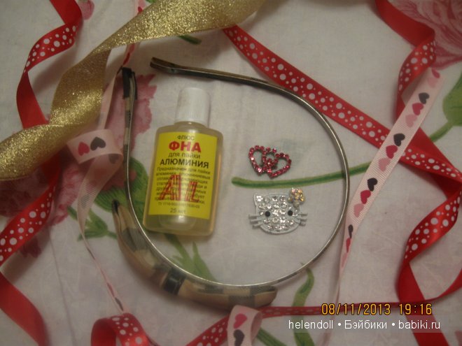 Мастер-класс. Ободок для куклы