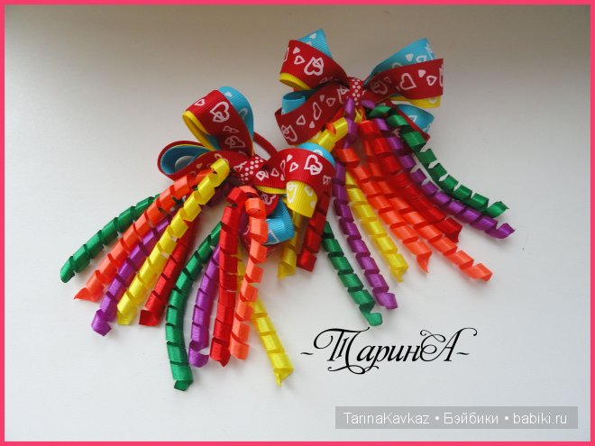 Канзаши, ленты