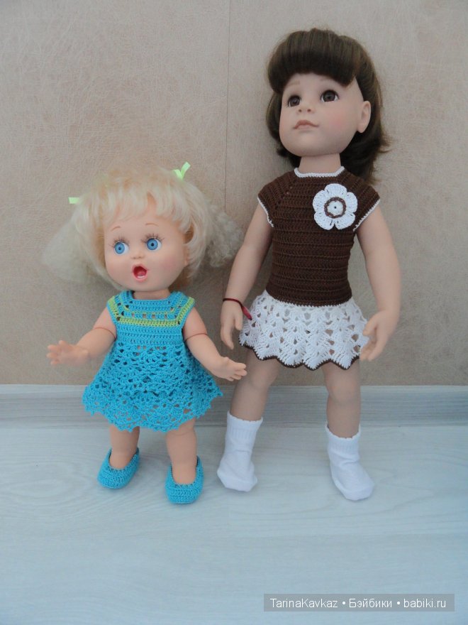 Мои первые куколки и одежда для них
