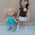 Мои первые куколки и одежда для них!!