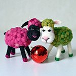Овечки. Игрушка валянием своими руками