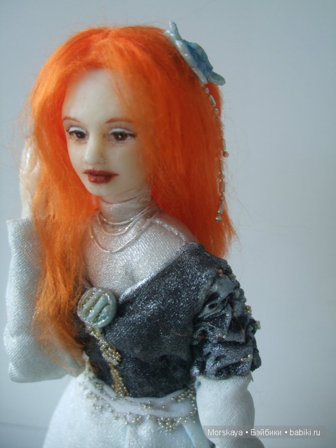 Часть 2. Мой первый мастер-класс! Пошаговый фотосет, как я создавала Элеонорочку и "вживляла" волосы