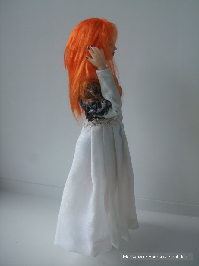 Часть 2. Мой первый мастер-класс! Пошаговый фотосет, как я создавала Элеонорочку и "вживляла" волосы