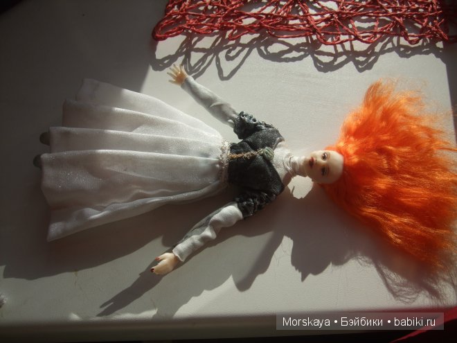 Часть 2. Мой первый мастер-класс! Пошаговый фотосет, как я создавала Элеонорочку и "вживляла" волосы