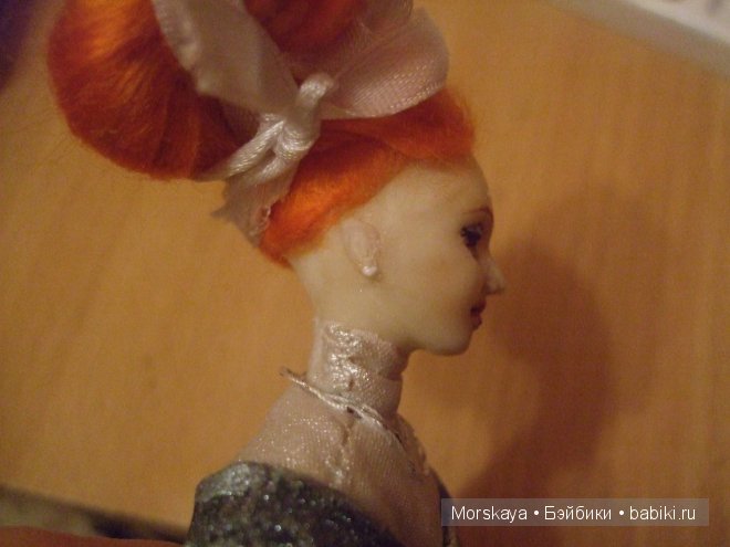 Часть 2. Мой первый мастер-класс! Пошаговый фотосет, как я создавала Элеонорочку и "вживляла" волосы