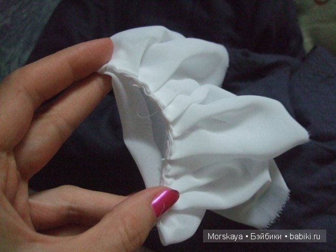 Часть 2. Мой первый мастер-класс! Пошаговый фотосет, как я создавала Элеонорочку и "вживляла" волосы (фото 7)