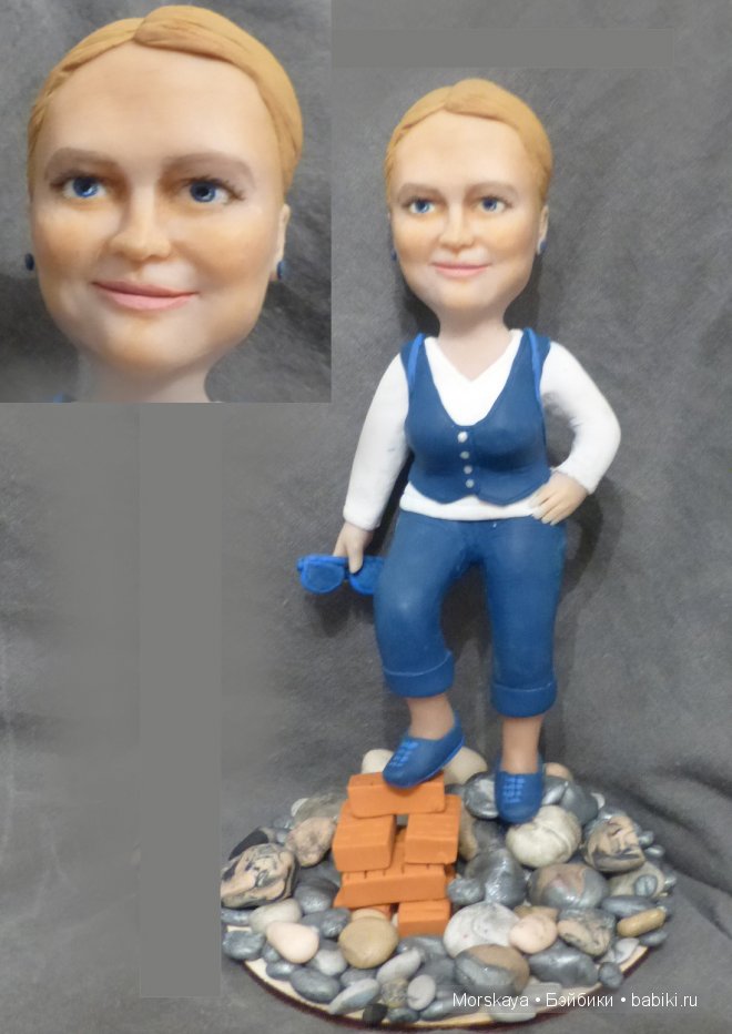 Статуэтки в стиле шарж | Бэйбики Статуэтки в стиле шарж — Авторские куклы ручной работы: текстильные (фото 4)