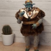 Портретные куклы и сказочные герои Екатерины Мерзляковой. Portrait-dolls-KM