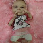 Приехала моя лялька от Лели Дубровиной - первые быстрофото с дороги