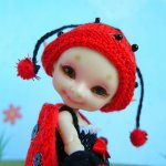 Игра Светофор. Красный. Вафелька в образе божьей коровки.