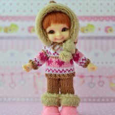 Тёплый костюмчик на Realpuki Тёплый костюмчик на Realpuki