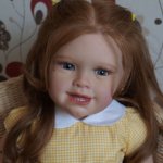 Аллочка, кукла реборн Натальи Кудрявцевой