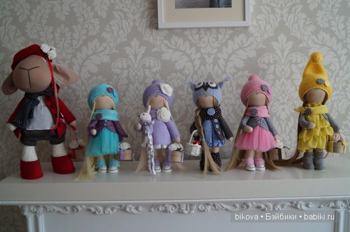 Мое новое увлечение - интерьерные куколки из ткани от Натальи Кудрявцевой