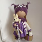 Мое новое увлечение - интерьерные куколки из ткани от Натальи Кудрявцевой