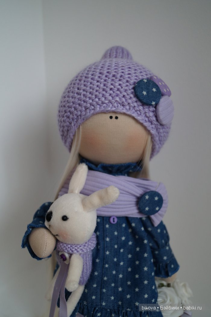 Продолжение -интерьерные куколки из ткани Натальи Кудрявцевой