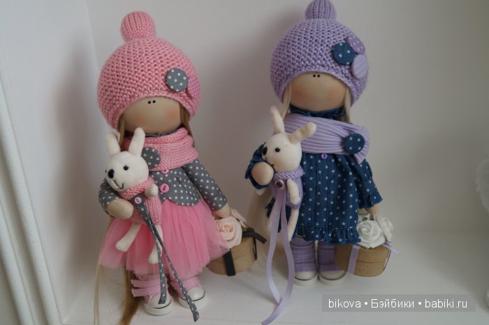 Продолжение -интерьерные куколки из ткани Натальи Кудрявцевой