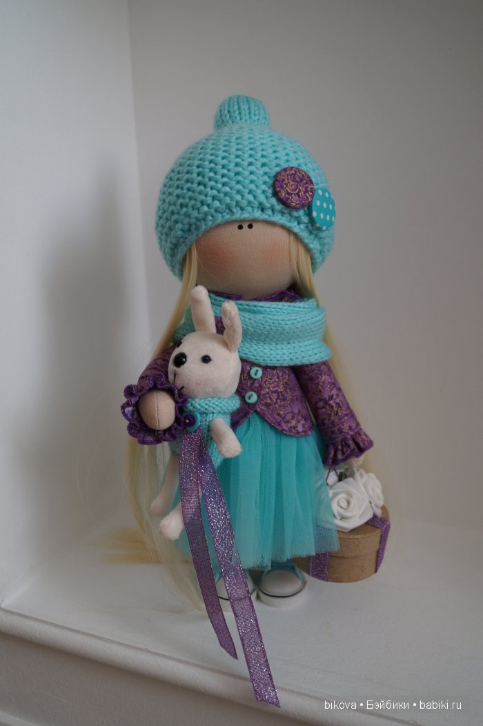 Продолжение -интерьерные куколки из ткани Натальи Кудрявцевой