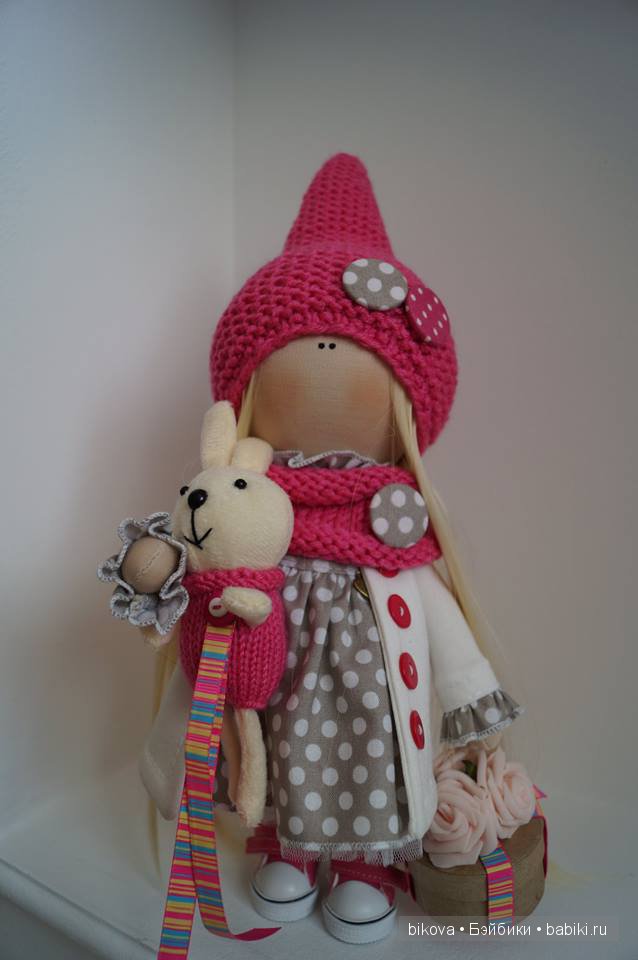 Продолжение -интерьерные куколки из ткани Натальи Кудрявцевой