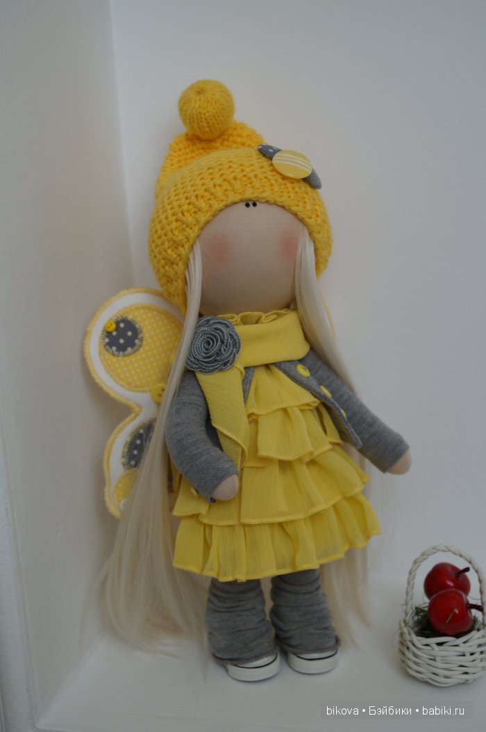 Продолжение -интерьерные куколки из ткани Натальи Кудрявцевой