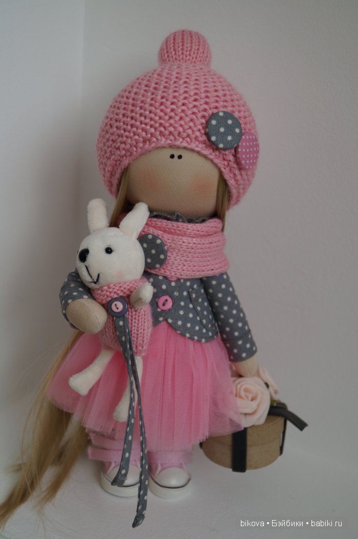 Продолжение -интерьерные куколки из ткани Натальи Кудрявцевой
