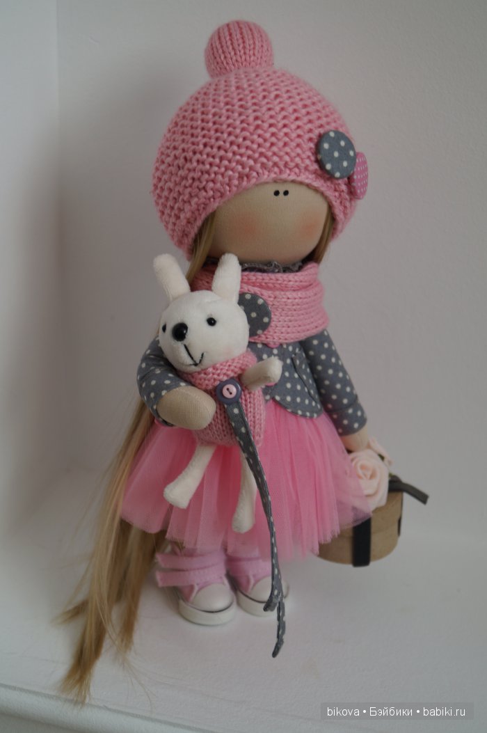 Продолжение -интерьерные куколки из ткани Натальи Кудрявцевой