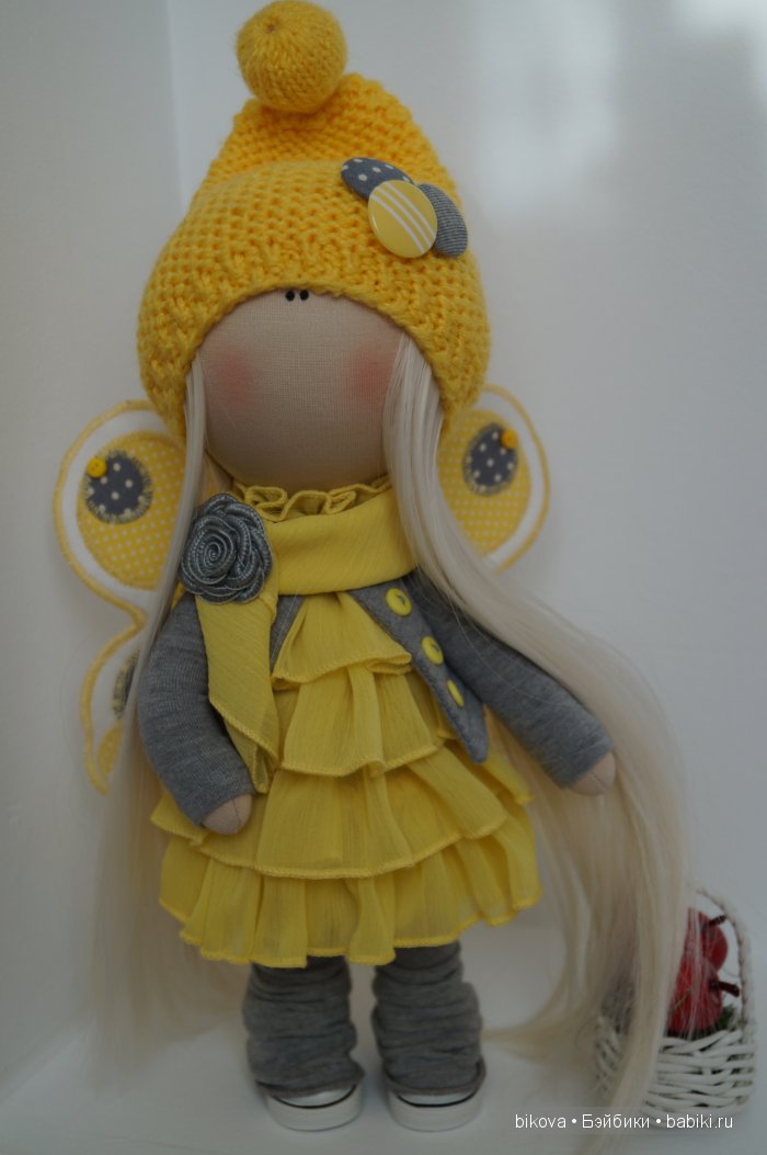 Продолжение -интерьерные куколки из ткани Натальи Кудрявцевой