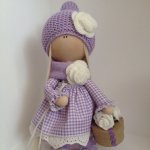 Новая интерьерная текстильная куколка Натальи Кудрявцевой