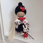 Новые малышки, интерьерные куколки из ткани Натальи Кудрявцеой