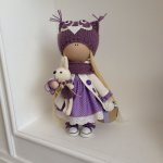 Интерьерные текстильные куколки Натальи Кудрявцевой