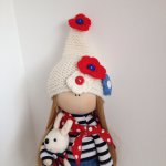 Интерьерные куколки из ткани Натальи Кудрявцевой