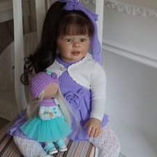 Машенька, кукла реборн Натальи Кудрявцевой