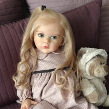 Обижулька Люси , кукла реборн Натальи Кудрявцевой