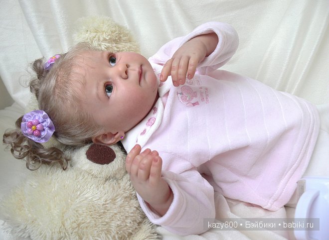 Сашенька нежный цветочек. Реборн Елены Коротковой "Natali-VO" (фото 3)