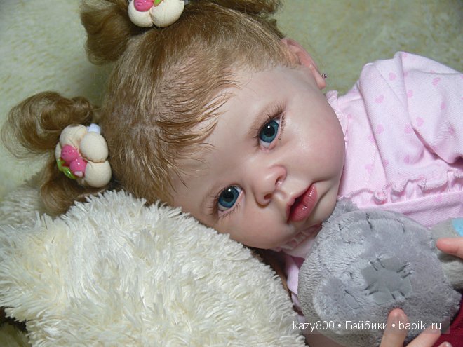 Яркая девочка Машенька. Куколка реборн Елены Коротковой "Natali-VO" (фото 3)