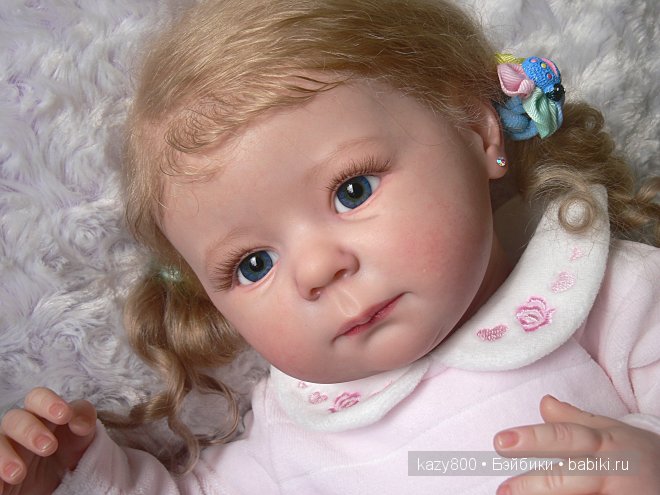 Катюша нежная фиалка. Куколка реборн Елены Коротковой" Natali-VO"