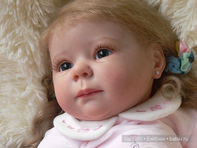 Катюша нежная фиалка. Куколка реборн Елены Коротковой" Natali-VO"