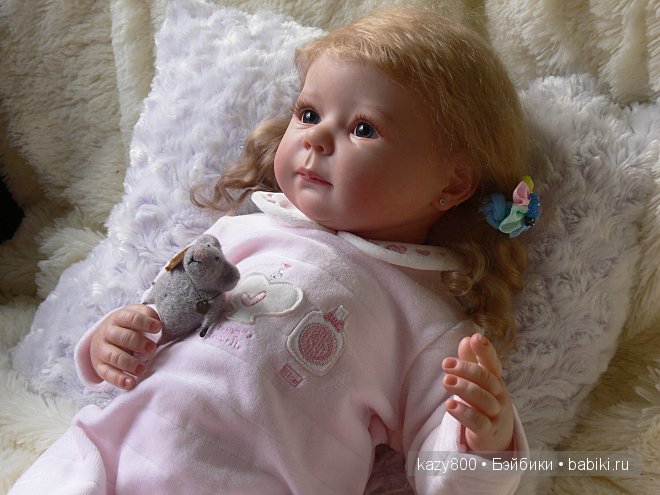 Катюша нежная фиалка. Куколка реборн Елены Коротковой" Natali-VO"