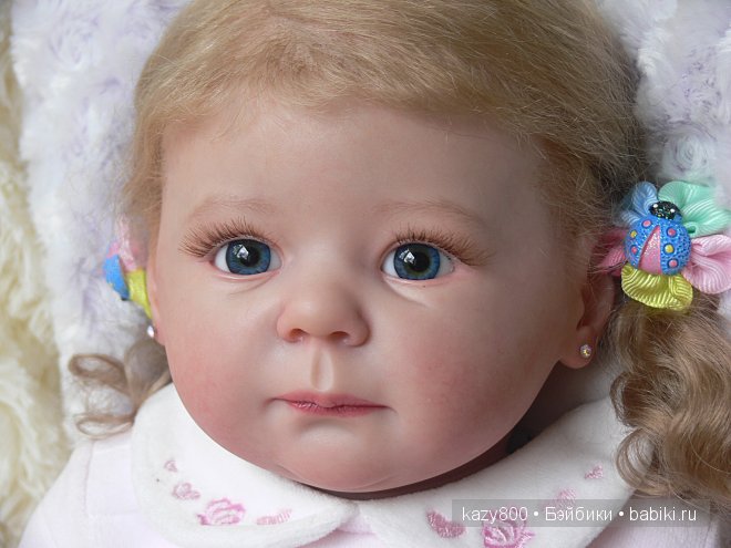 Катюша нежная фиалка. Куколка реборн Елены Коротковой" Natali-VO"