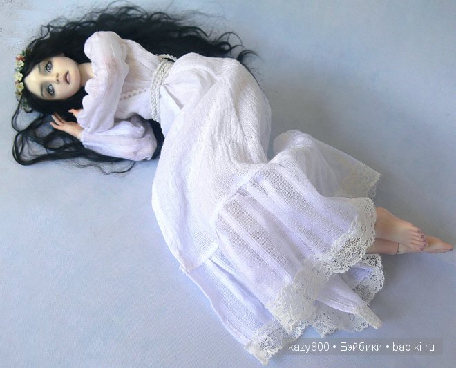 Панночка. По мотивам х/ф "Вий" 1967г. Авторская кукла Вороновой Виктории (фото 5)
